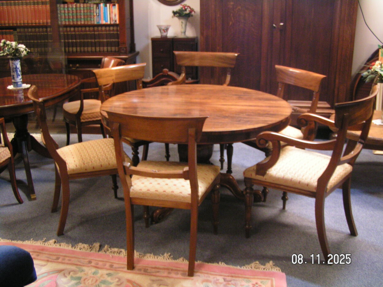 artikelnr. 1602047 Antieke Victoriaanse Carveld Palissanderhout Deining Table Zeer Goede Staat prijs �2250,- euro
