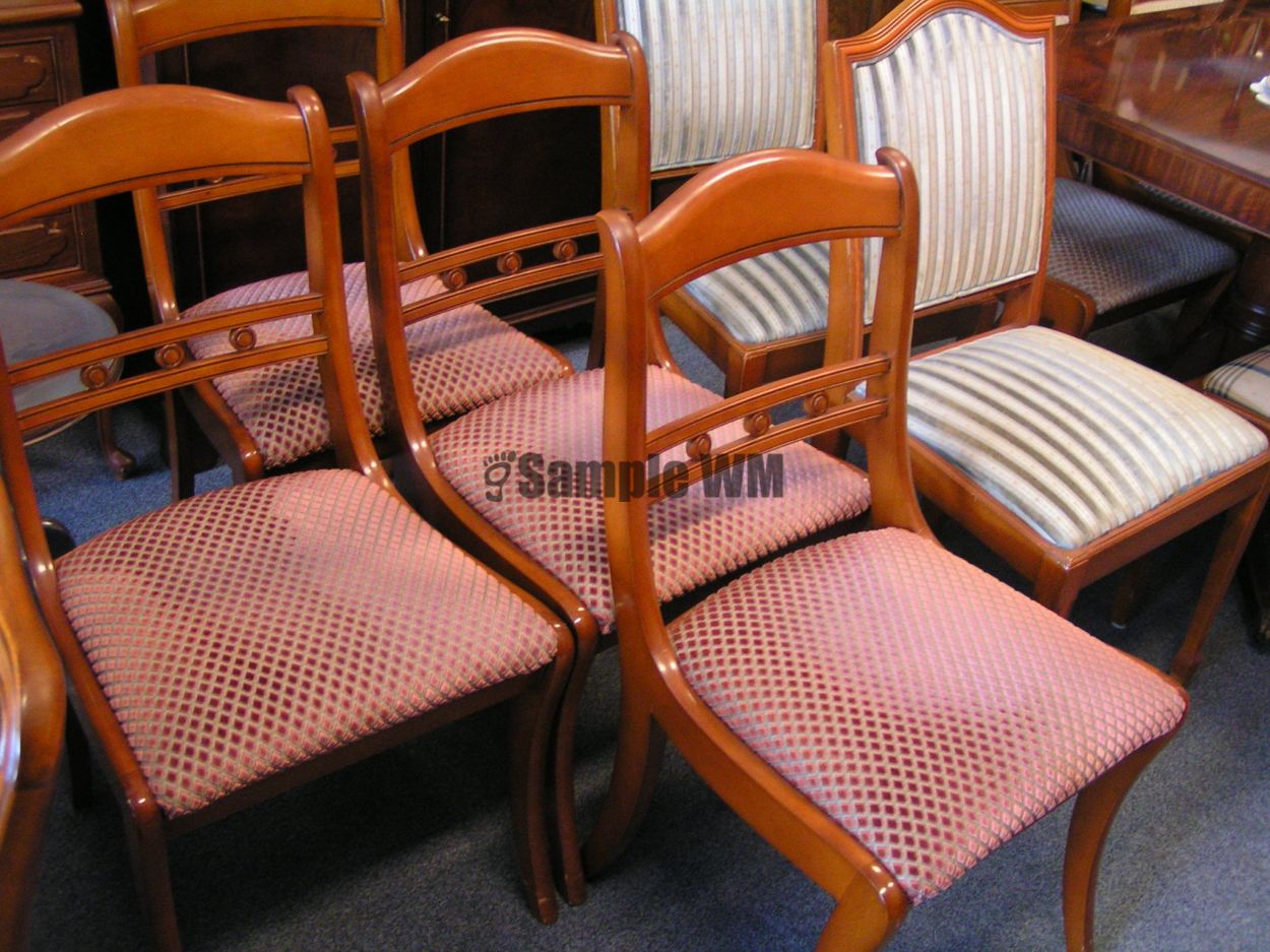 artikelnr. 1600370 Diverse setjes kwaliteits stoelen: prijs op Aanvraag
Stoelen
Kenmerken
Conditie : Zo goed als nieuw
Aantal stoelen : Vijf, Zes of meer stoelen
Kleur : Overige kleuren
Stijl : Heldense etc.
Materiaal : Stof, Overige materialen, Hout, Leer
Beschrijving
Allemaal in zeer goede staat.

Klassiek, modern en in allerlei combinaties, velours gestoffeerd.

Prijzen op aanvraag, inclusief korting.
Keywords: Diverse setjes kwaliteits stoelen