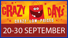 20 t/m 30 September 2014 Crazy Low Prices Days - ZEIST
[b][url=http://zeist.vandedrukkerij.nl/nl/]http://zeist.vandedrukkerij.nl/nl/[/url][/b]
