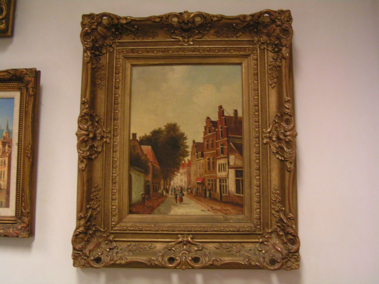 Verkocht artikelnr. 0160063 Stadsgezicht 'Gezellig Straatje & Ambachten' gesigneerd
olieverf op paneel, Straatje met diverse personen.

39 x 28cm

gesigneerd M.A. Kamminga
Keywords: Stadsgezicht 'Gezellig Straatje & Ambachten' gesigneerd