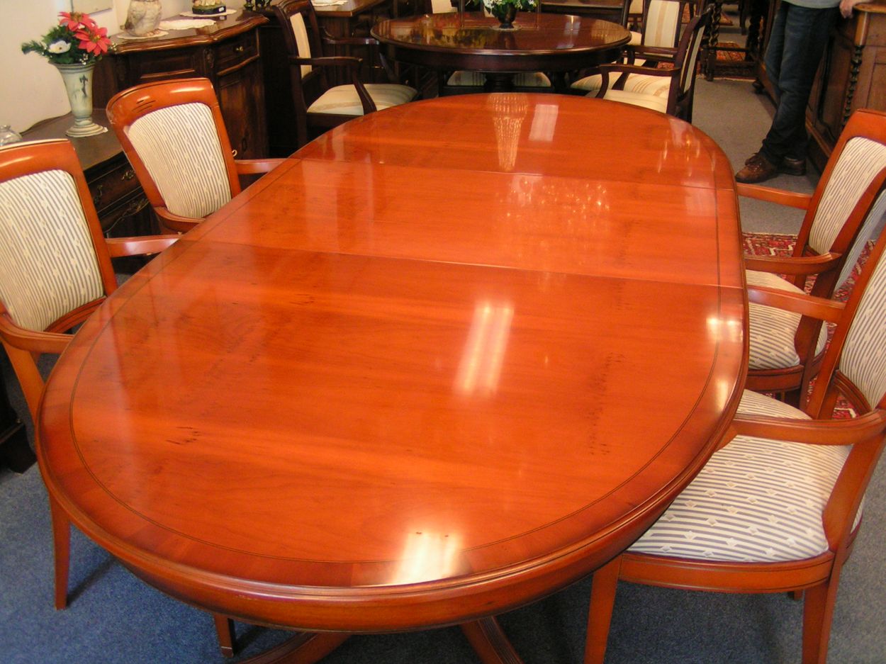 Verkocht artikelnr. 00784a Heldense Exclusive Ovale Taxus Eetkamertafel
1.05m breed, lengte zonder tussenbladen: 1.76m
met 2 tussenbladen van 55cm

Hoogte: 76 cm

in perfecte staat.


Keywords: artikelnr. 00791 Heldense Exclusive Ovale Taxus Eetkamertafel